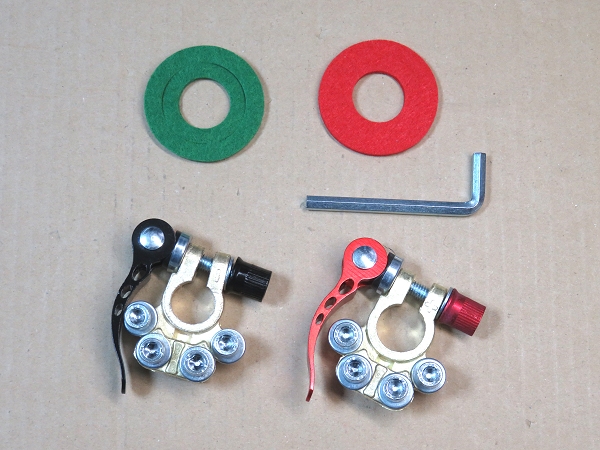 クイックリリース式 バッテリーターミナルコネクタ